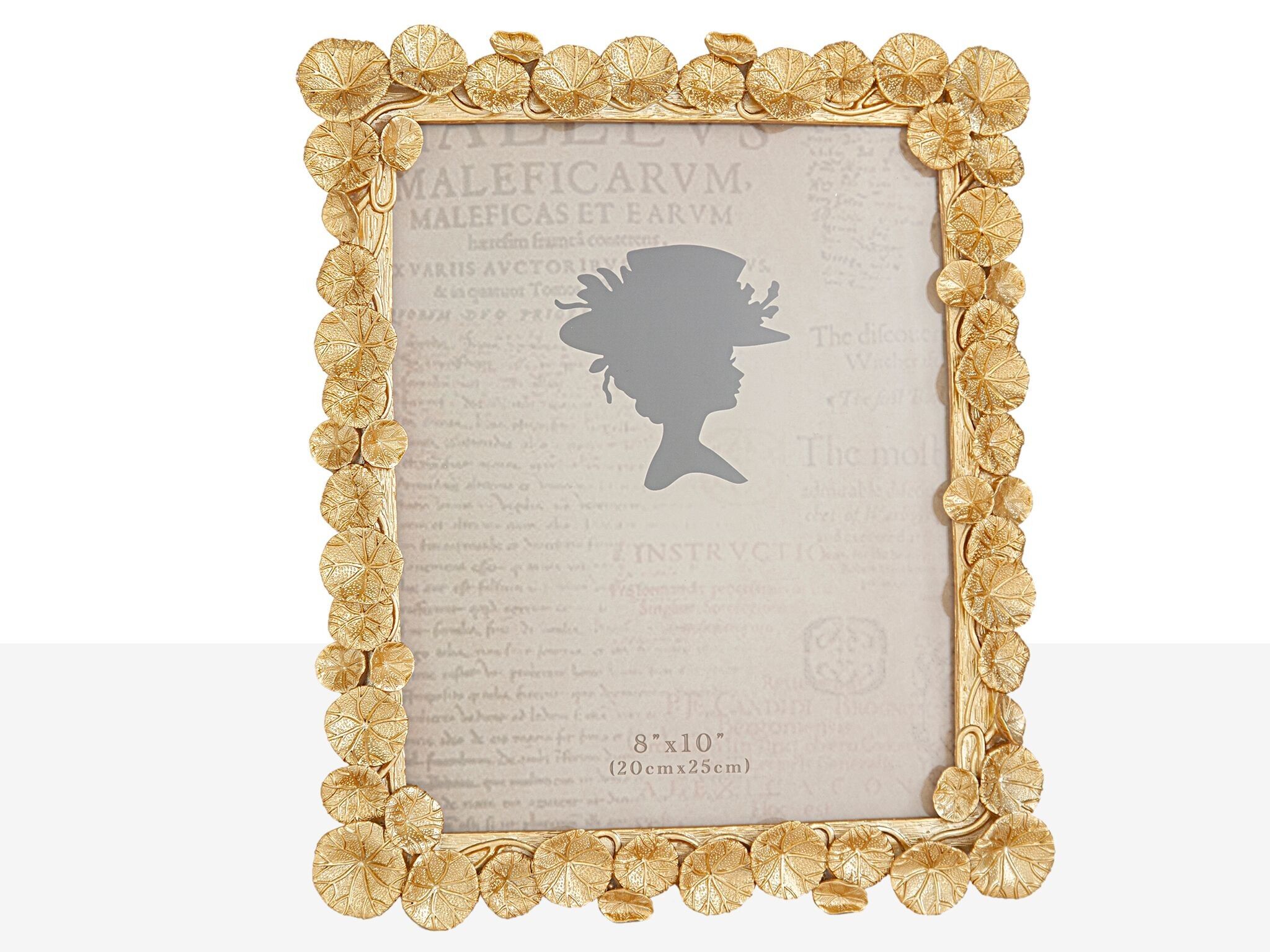 PORTAFOTO RESINA DORADO ROSITAS HM10214220