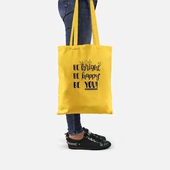 Soyez lumineux, soyez heureux, soyez vous Tote bag 2