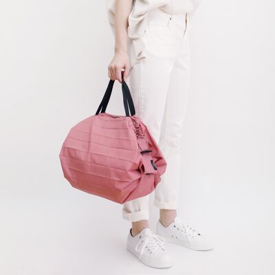 Shupatto compact foldable shopping bag size M - Peach (Momo)