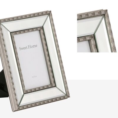 DM M PHOTO FRAME/MIRROR/SILVER HM42211410