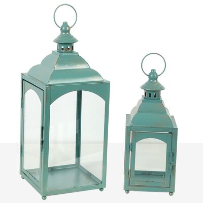 SET 2 LAMPADE IN METALLO 14X14X38CM HM83370000