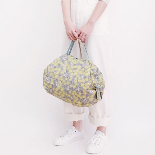 Shupatto compact foldable shopping bag size M - Mimosa (Hana)