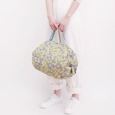 Shupatto compact foldable shopping bag size M - Mimosa (Hana)