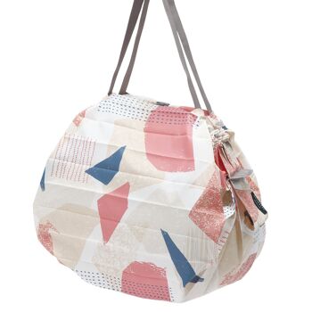 Sac shopping pliable compact Shupatto taille M - Scraps (Hagire) 2