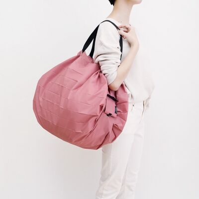 Shupatto compact foldable shopping bag size L - Peach (Momo)