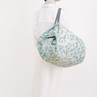 Shupatto compact foldable shopping bag size L - Hailstones (Arare)