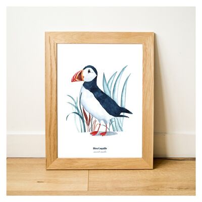 Stationery Decorative Poster 30 x 40 cm - Wild Puffin