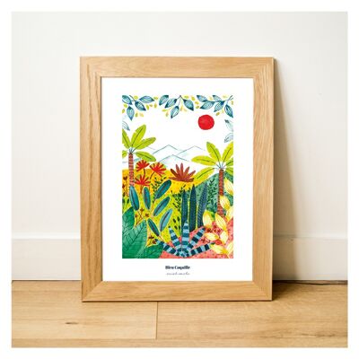 Poster decorativo di cancelleria 30 x 40 cm - Bellezze vegetali