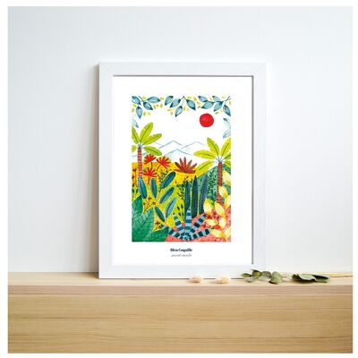 Papelería Póster decorativo 21 x 29,7 cm - Bellezas vegetales