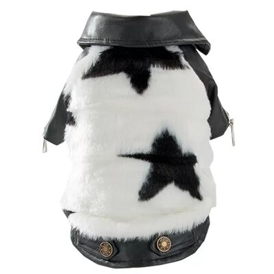 RocknRolla Vintage Leather Dog Jacket