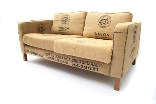 Fully-Upholstered Coffee Sack Sofa