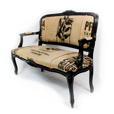 Coffee Sack Baroque Settee Sofa