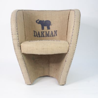 Fully-Upholstered Coffee Sack Armchair
