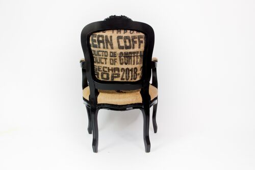 French Baroque Coffee Sack Chair