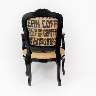 Silla de saco de café barroco francés