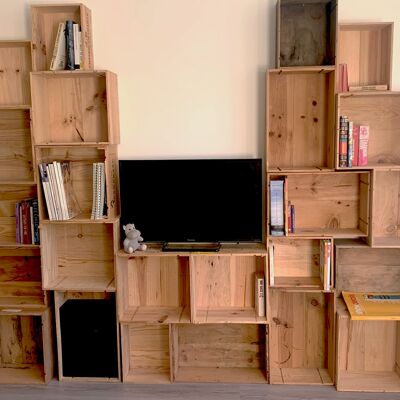 wine crate Library