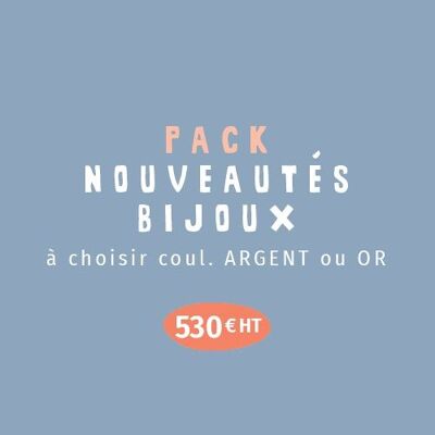 Pack NOUVEAUTES - Bijoux acier chirurgical inoxydable