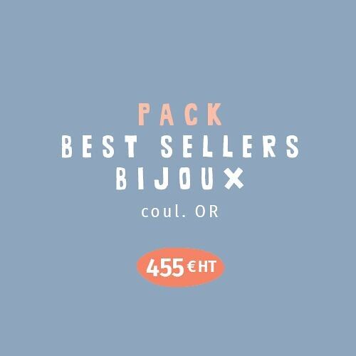 Pack BEST SELLERS - Bijoux acier chirugical inoxydable