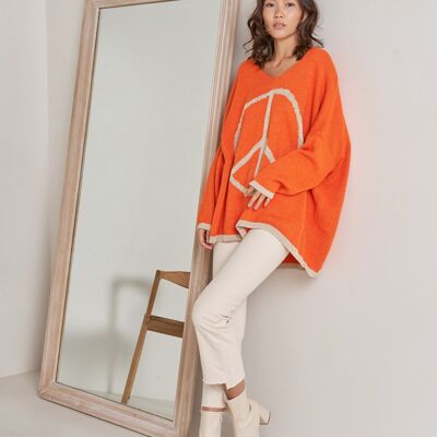 Kimi Orange Pullover