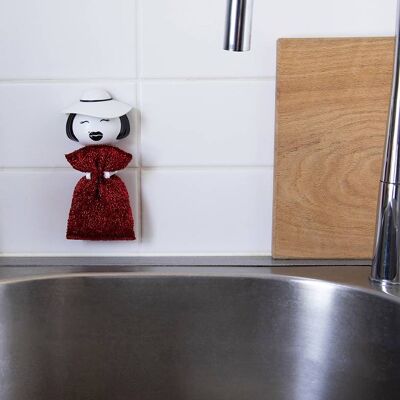 Madame Sponge - sponge holder - suction cup - kitchen - bathroom - hygiene