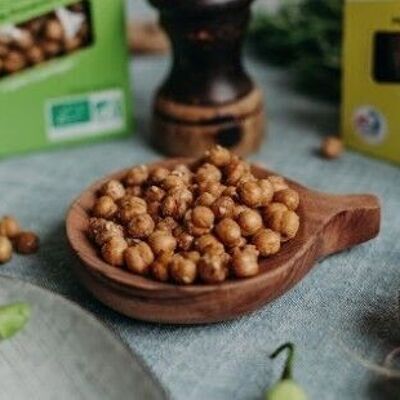 Geröstete Aperitif-BIO-Samen – Kichererbsen, Sesam und ein Hauch Guérande-Salz – 2 kg, glutenfrei