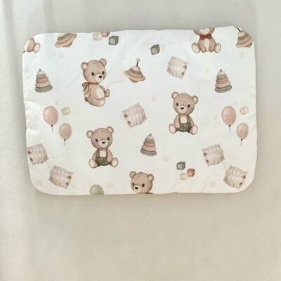 Teddy bear flat cushion
