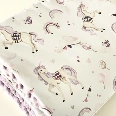 unicorn baby blanket