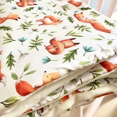 funny fox blanket