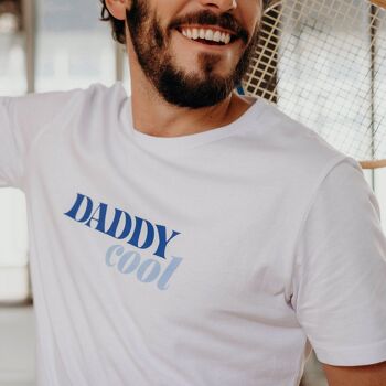 T-shirt Daddy Cool - blanc 3