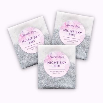Paillettes biodégradables - Night Sky Mix - Pochette 5ml 1