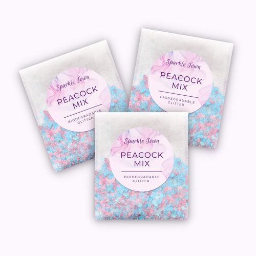 Biodegradable Glitter - Peacock Mix - 5ml Pouch