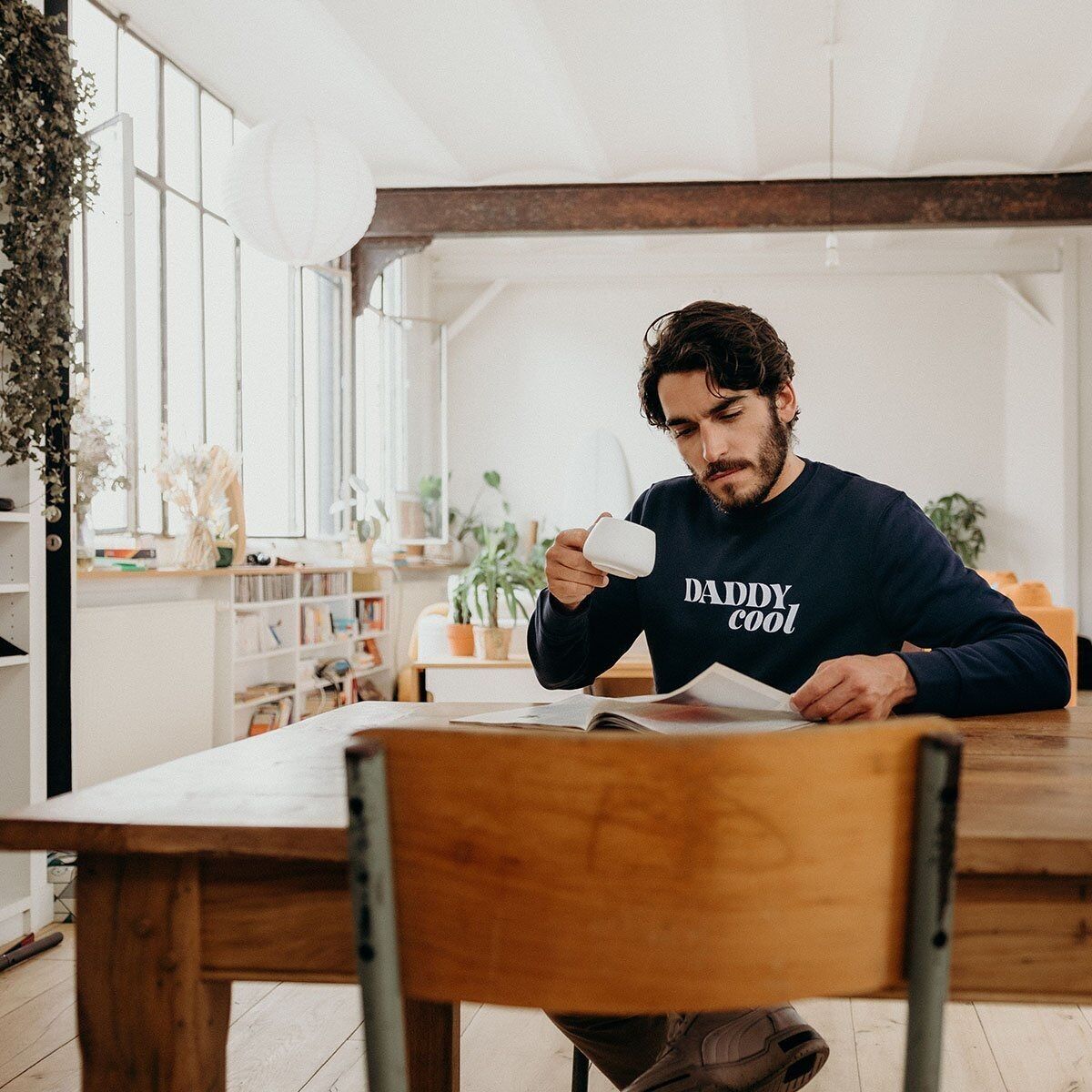 Felpa Daddy Cool - Blu navy