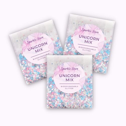 Biodegradable Glitter - Unicorn Mix - 5ml Pouch