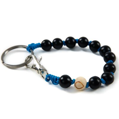 Blue SeaUrchin - 12 beads