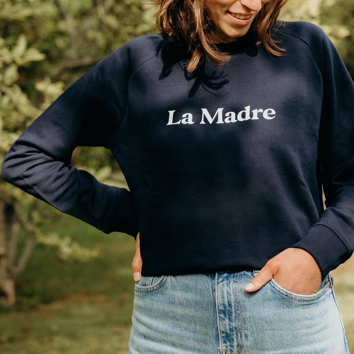 Felpa La Madre - Blu Navy