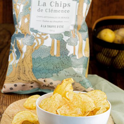 Handwerklich hergestellte Chips mit Sommertrüffel
