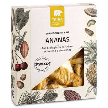 Morceaux d'ananas 70g, bio, cru