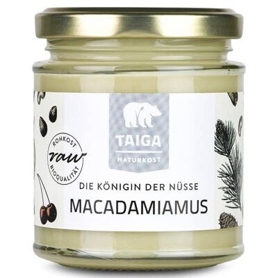 Puré de macadamia, orgánico, crudo 190 gramos