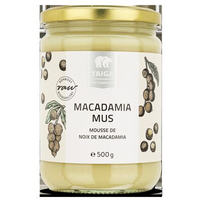 Purea di macadamia, biologica, cruda 500 grammi