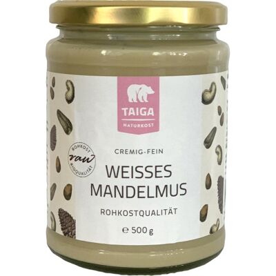 Mandelmus weiß, 500g, bio, roh