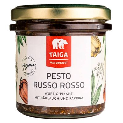 Pesto Russo Rosso, orgánico, 98% crudo, 165 ml