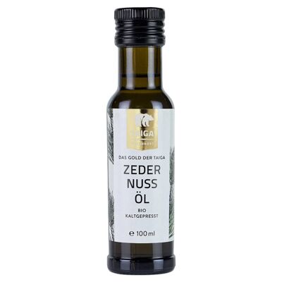 Aceite de nuez de cedro, orgánico, crudo, 100 ml