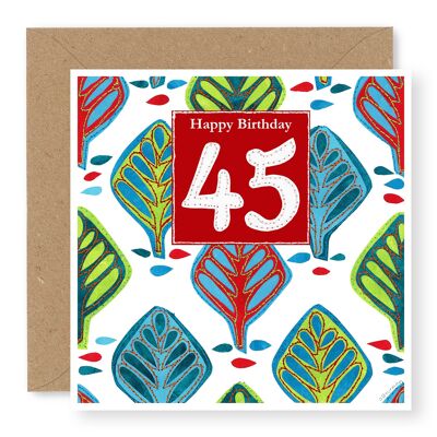 Feuilles 45 ans