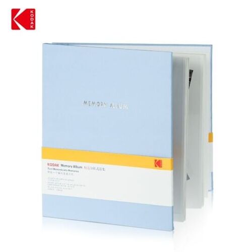 KODAK 9891314 - Album Photo de 20 pages adhésives, Format 23,5x27cm, Bleu