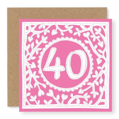 Lace Age 40 Pink