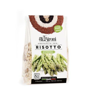 Ready risotto with Asparagus