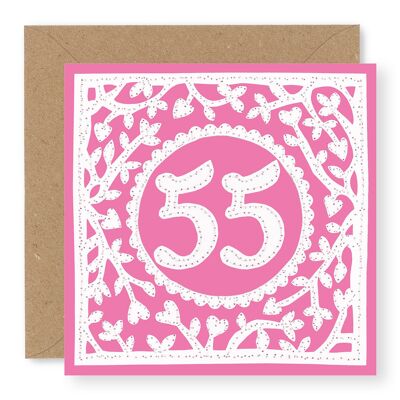 Spitze Alter 55 Pink