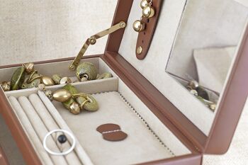 Coffret à bijoux, cuir, Cordoba Collection 11