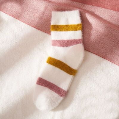 Chaussettes de maison chaudes en velours d'hiver | dames | laine velours | tricoté |