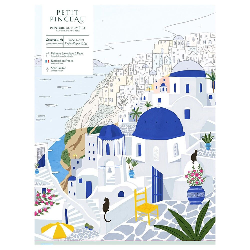 Kit de peinture au numéro - Santorini par Maja Tomljanovic (291062)